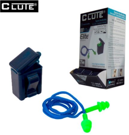 Tapon Auditivo Elite TPR en Estuche Clute